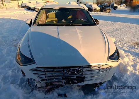 2022 Hyundai Sonata Hybrid из США, поврежденный, VIN KMHL34JJ7NA040480